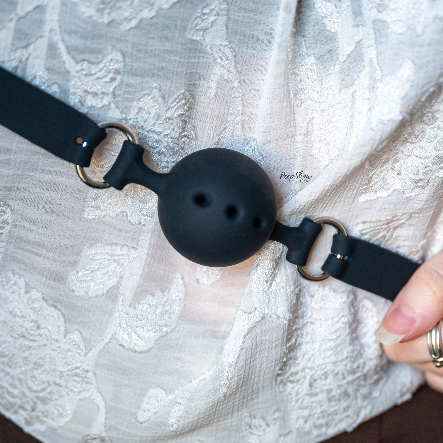 Breathable Silicone Ball Gag by Peepshow Toys - Image 5