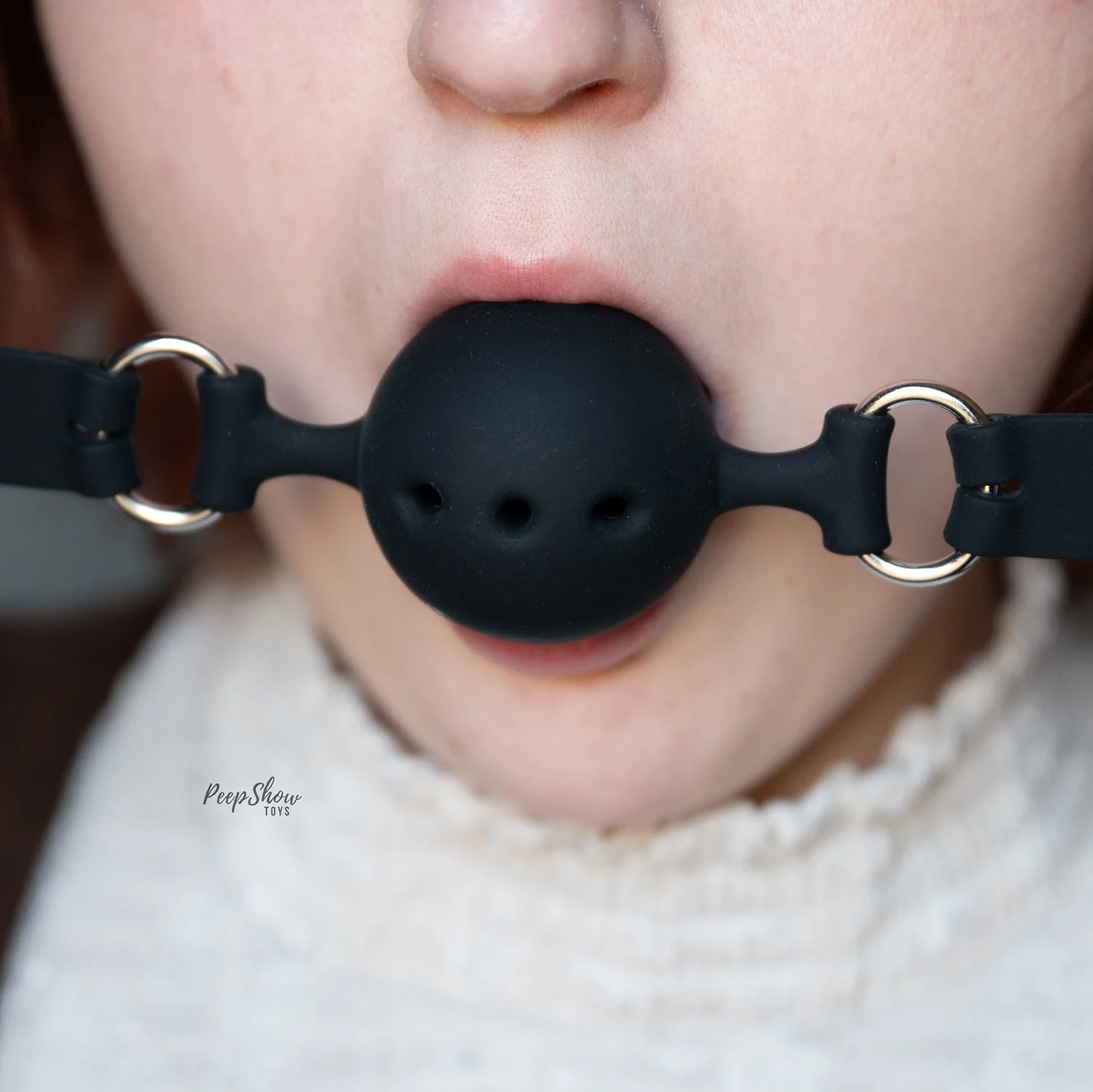 Breathable Silicone Ball Gag by Peepshow Toys - Image 6