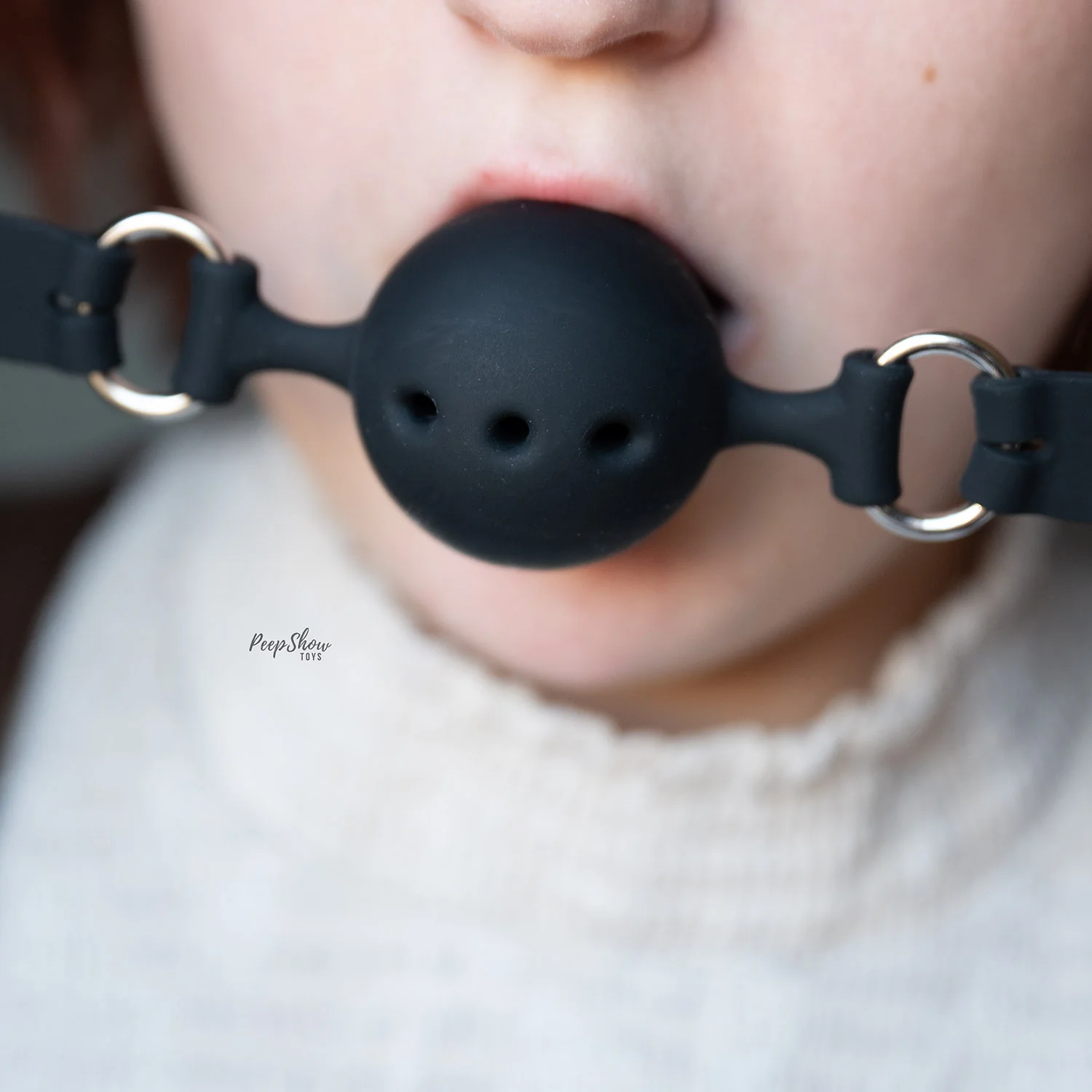 Breathable Silicone Ball Gag by Peepshow Toys - Image 7
