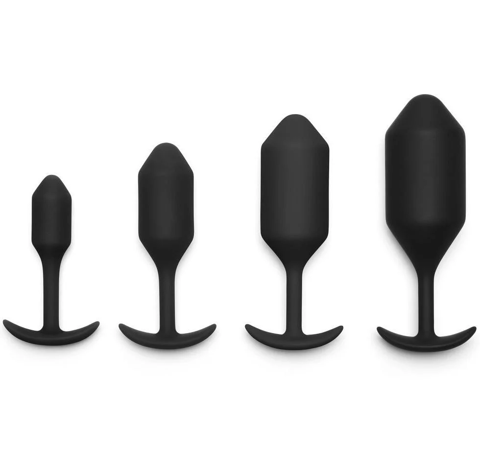 b-Vibe Snug Plug Weighted Silicone Butt Plugs - 7 Sizes - Image 12