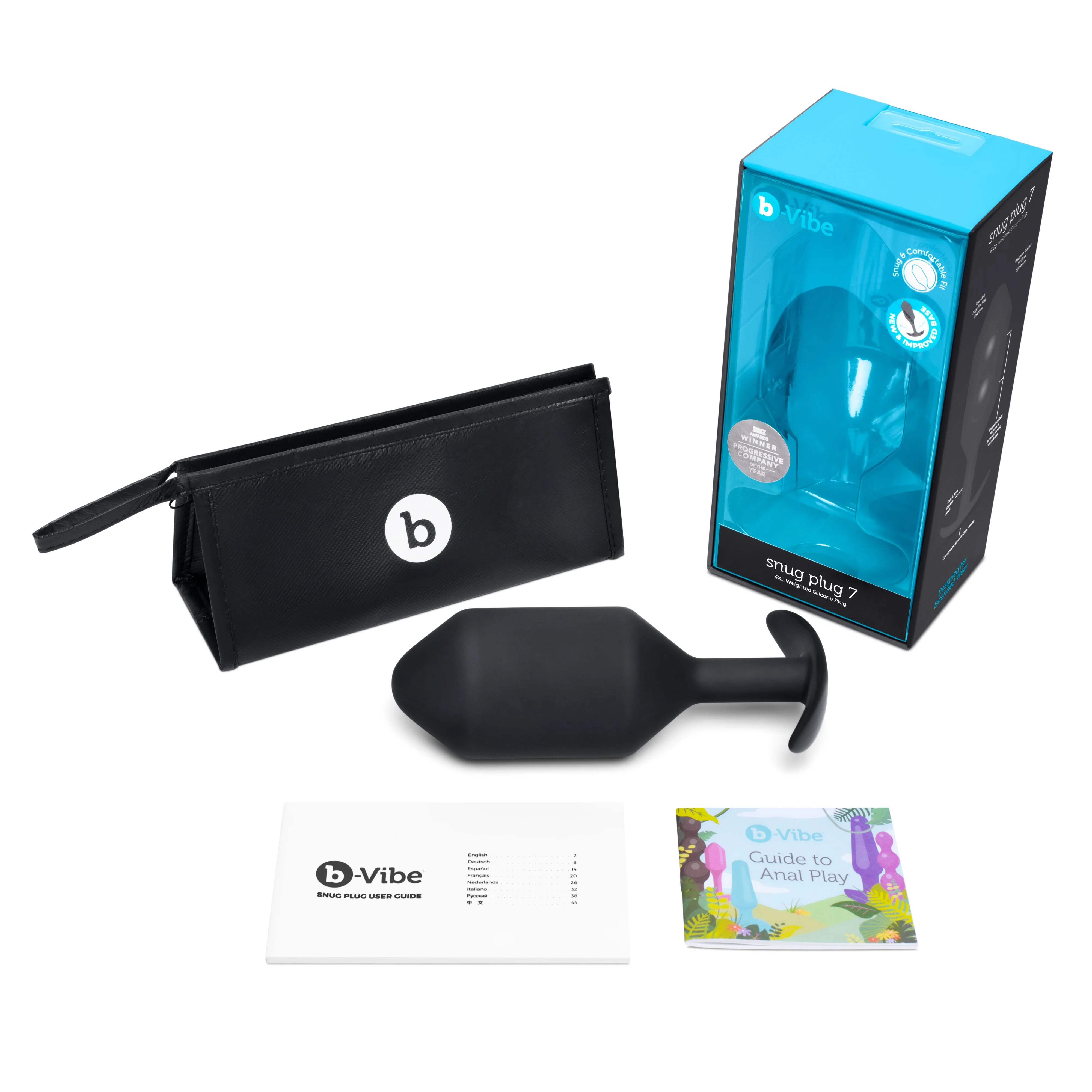 b-Vibe Snug Plug Weighted Silicone Butt Plugs - 7 Sizes - Image 19