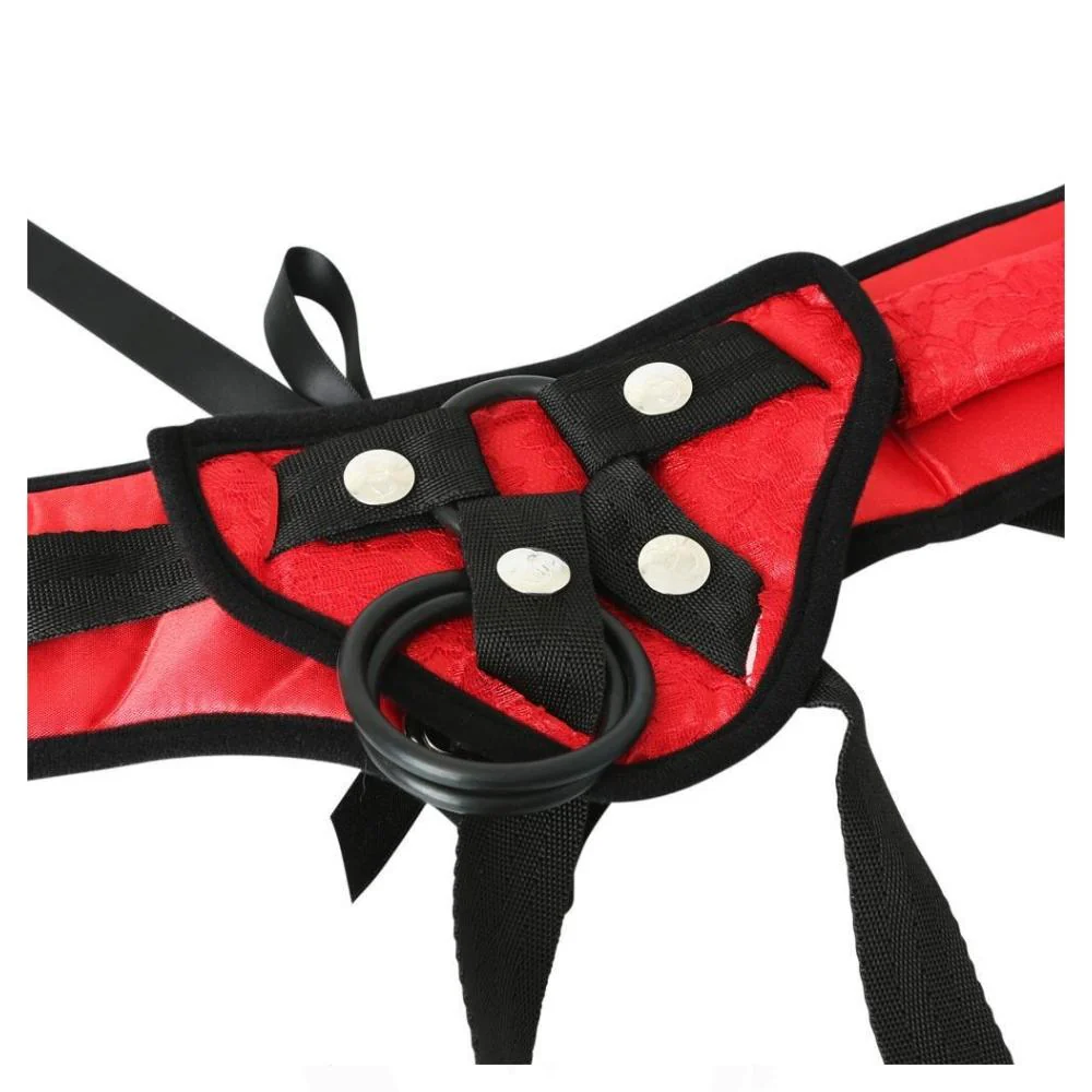 Red Lace Corsette Harness - Image 3
