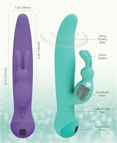Touch By Swan Duo Rechargeable Silicone Dual-Stimulation Vibrator - Image 4