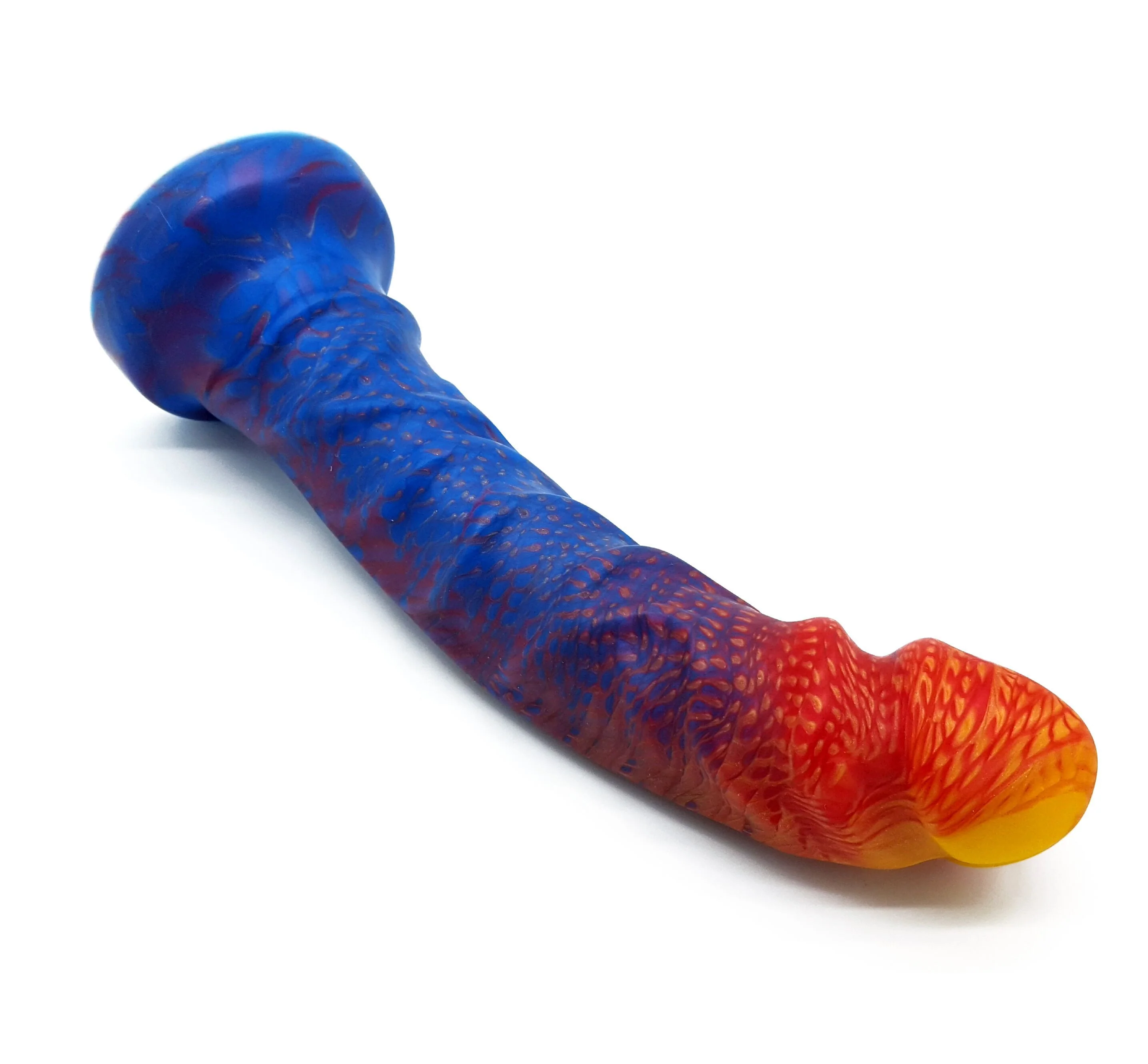 Uberrime Night King Fantasy Dildo Fire & Ice Colors - Image 4